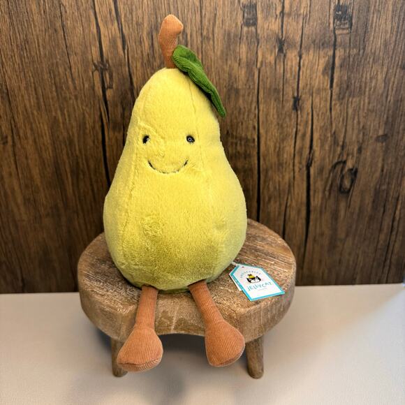 Jellycat Pear NEW! Amuseables FAST SHIP Jellycat Amuseables - Picture 2 of 9